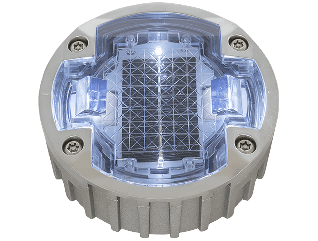 G105 solar road stud white